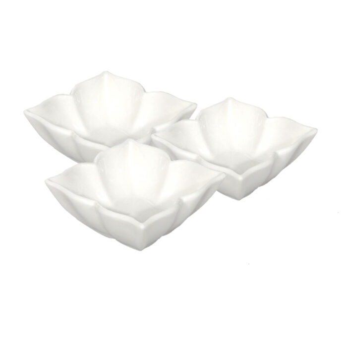 3Pcs Ceramic Dish Bowl