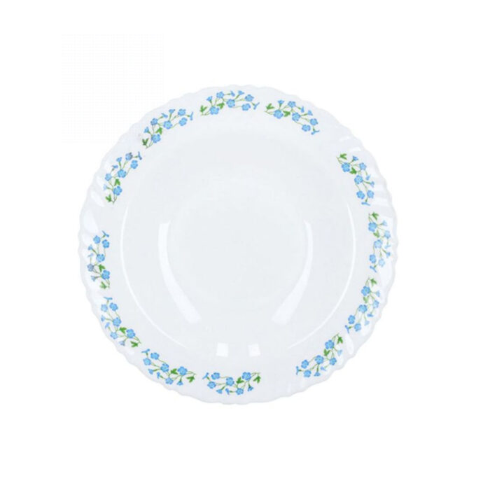 8" Opalware Soup Plate