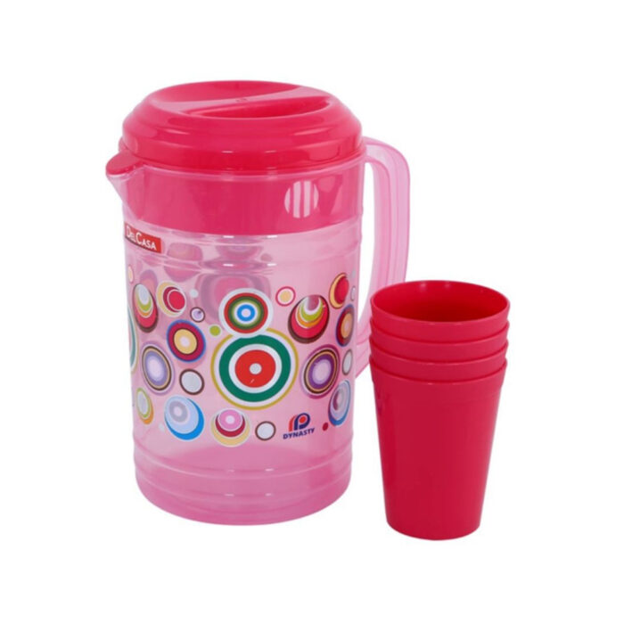 Water Jug with 4Pc Glass