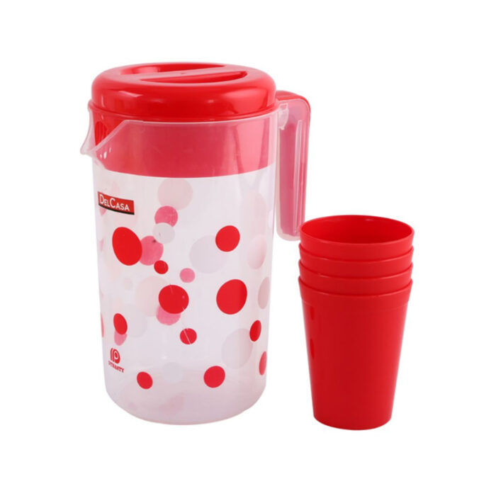 Water Jug with 4Pc Glass