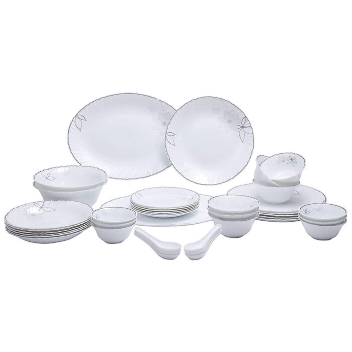 Opal Glassware Dinner Set, 40 Pieces