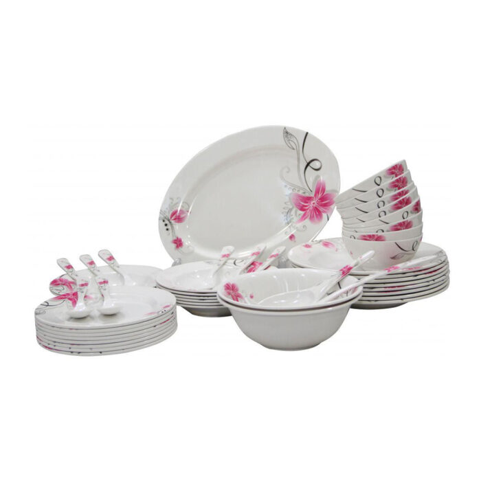 Melamine Ware Dinner Set, 45 Pieces
