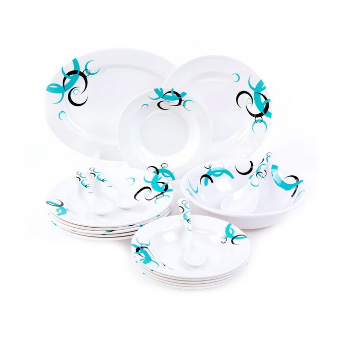 Melamine Ware Dinner Set, 27 Pieces