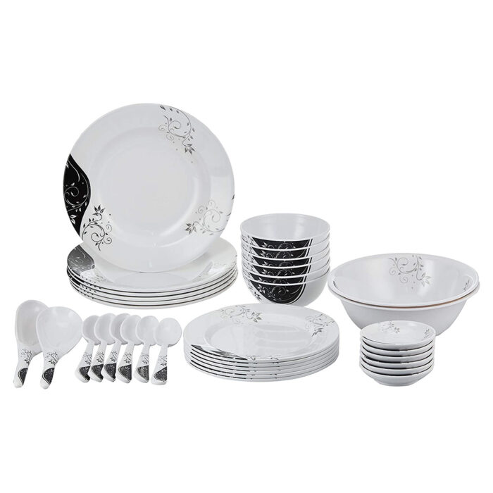 Melamine Ware Dinner Set, 35 Pieces