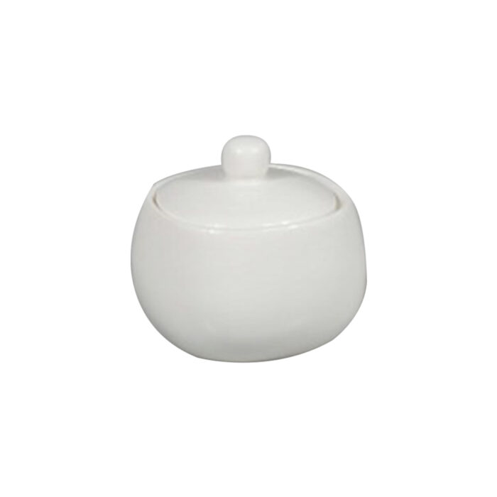 Porcelain Square Sugar Pot