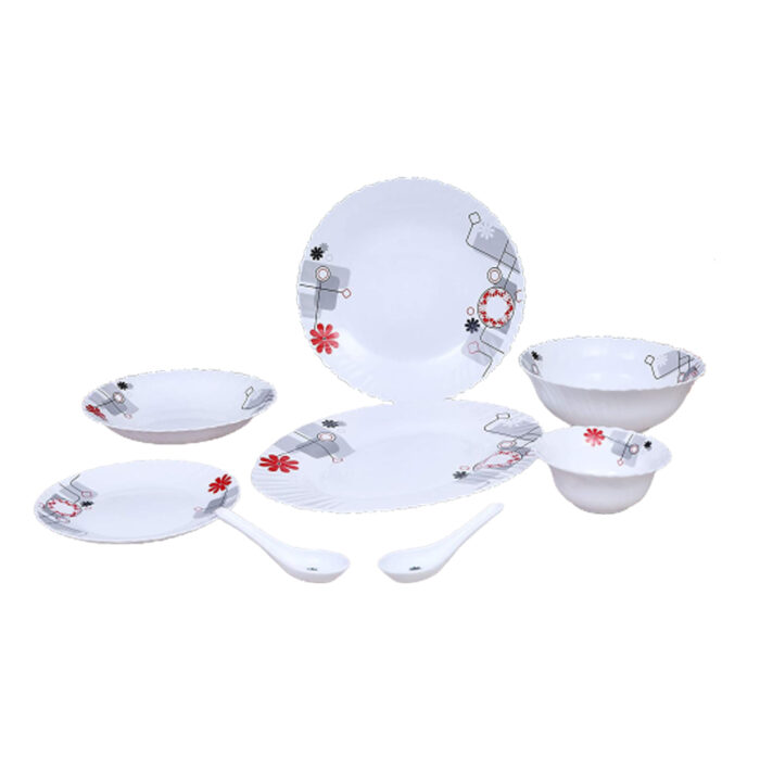 Opal Ware Dinner Set, 33 Pieces