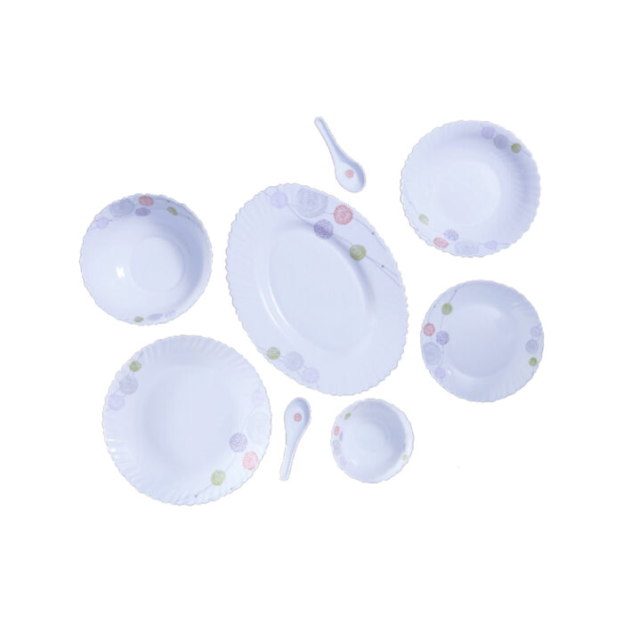 Opal Ware Dinner Set, 34 Pieces