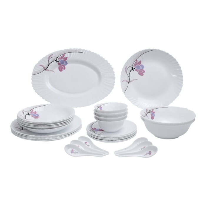 Opal Ware Dinner Set, 34 Pieces